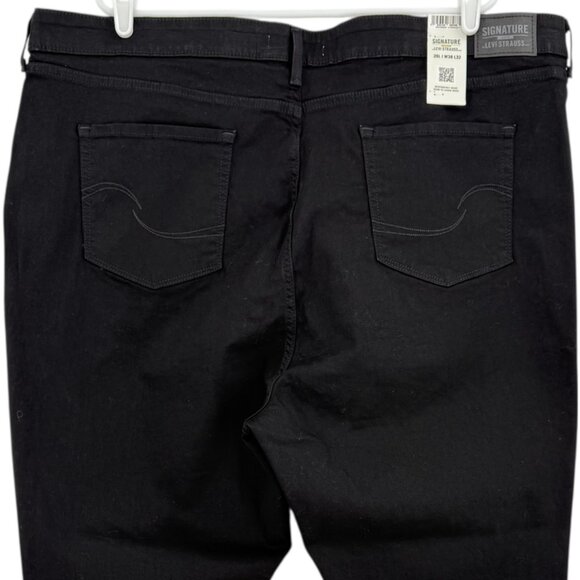 Signature By Levi Strauss Gold Women's Totally Shaping Skinny Black Jeans 26L NW - Picture 4 of 12